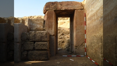 Ancient Egyptian valley temple excavated — and it's connected to a massive upper temple dedicated to the sun god, Ra