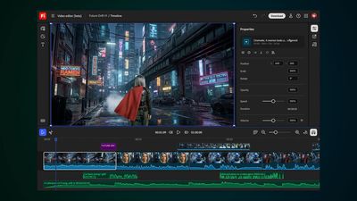 Firefly's generative video is no longer just about the prompts. Adobe now has a web-based Firefly video editor – and the ability to upscale to 4K
