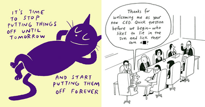 This Cartoonist Perfectly Captures What It’s Like To Live With Cats (20 Pics)