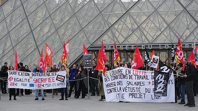 Paris Louvre museum to remain partially open as strike action over work conditions continues