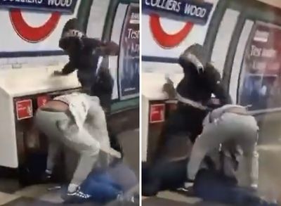 Colliers Wood Tube stabbing: Knife fight breaks out on Tube platform in front of horrified passengers