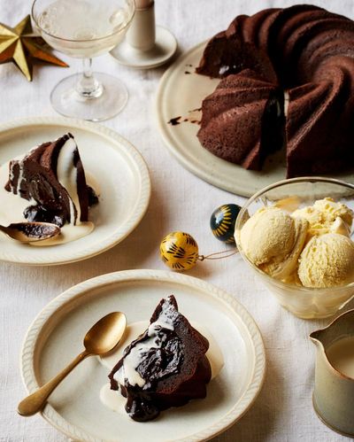 Creme brulee and chocolate bundt cake: Nicola Lamb’s Christmas crowdpleasers – recipes