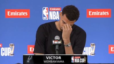 Victor Wembanyama Broke Down in Tears for Heartbreaking Reason After NBA Cup