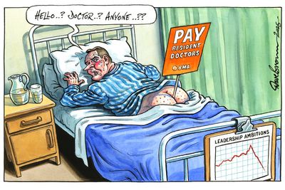 Public patience with the striking doctors is running out