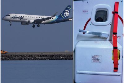 ‘The wings have disappeared. We’re all going to die’: Alaska man charged after trying to open plane door mid-flight