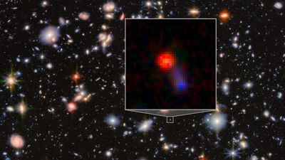 James Webb telescope finds supermassive black hole hidden inside 'Jekyll and Hyde' galaxy