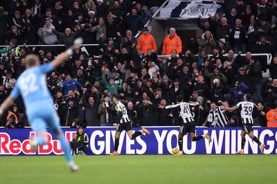 Newcastle keep Carabao Cup defence alive with added-time Lewis Miley winner