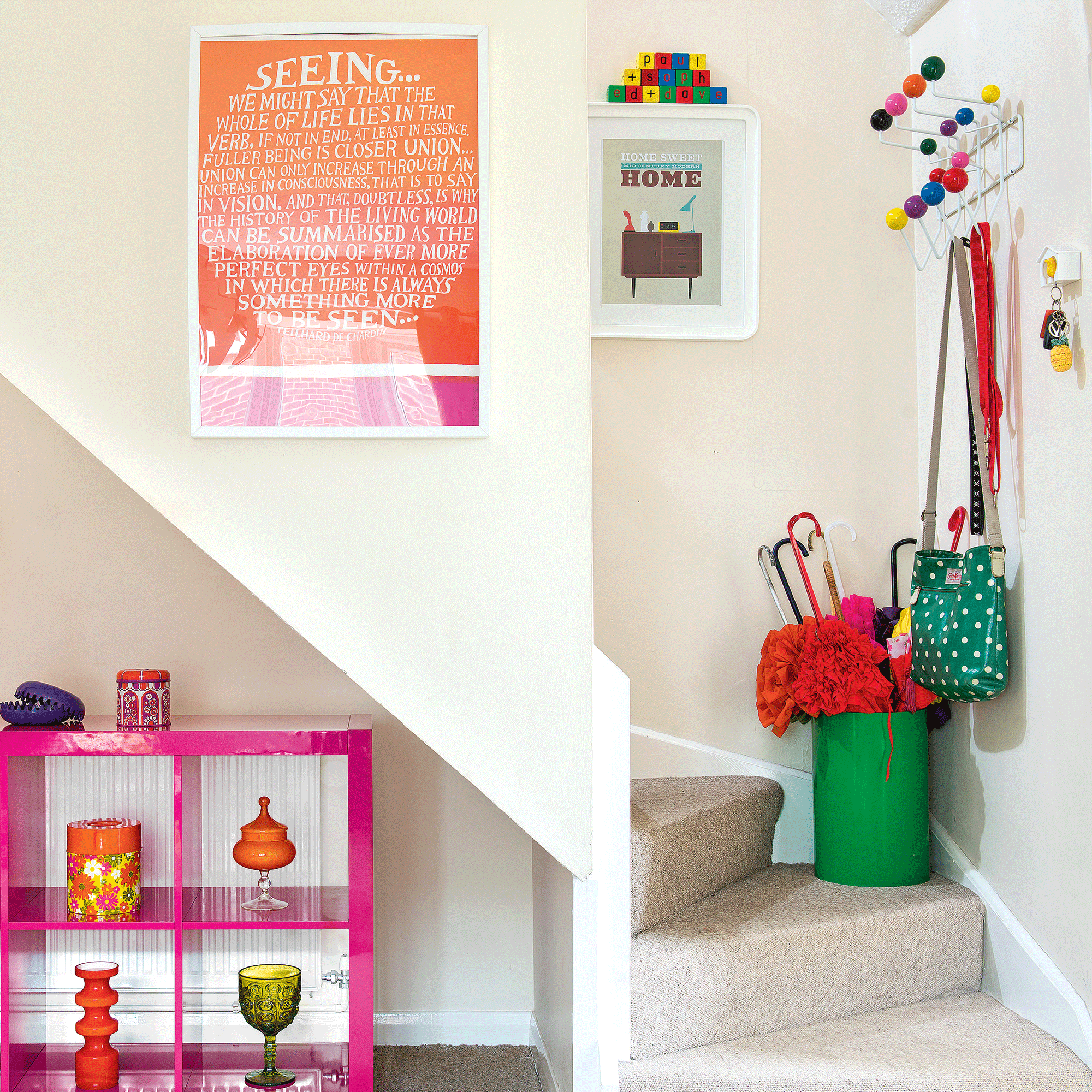 This £30 stair basket has quietly fixed the clutter that always builds up on our stairs – it's made such a big difference