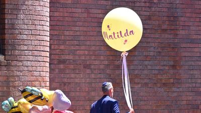 'Holy girl': moving service for Bondi's youngest victim