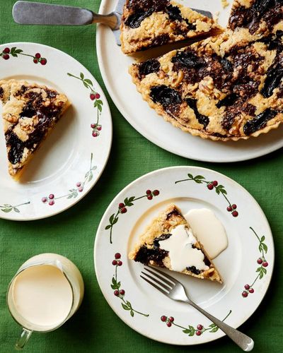 Jeremy Lee’s recipe for almond, chocolate and prune tart