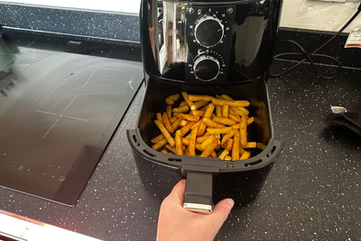 This small air fryer is perfect for one-person meals