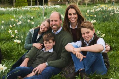 William and Kate pictured in new family portrait for royal Christmas card