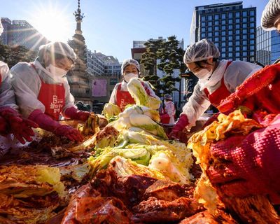 ‘You learn tricks to reduce it’: the smart bins measuring food waste in South Korea