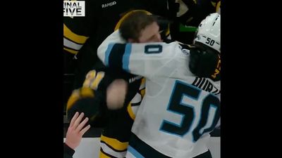 Bruins-Mammoth Game Ends on Wild Brawl Set to ‘Feliz Navidad’ Soundtrack