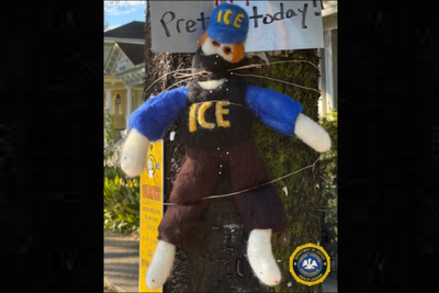 ICE agent ‘voodoo doll’ found strapped to tree in New Orleans as immigration crackdown continues