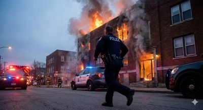 Heroes Wear Badges: PA Officer Rushes Into Burning Home, Saves 8 Lives Before Firefighters Arrive