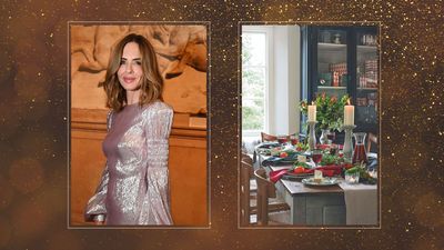 Trinny Woodall's festive tablescape proves you can achieve a stellar display using the decor you already have