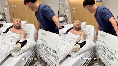 ‘I Deserve It?’: Bondi Hero Ahmed al-Ahmed Given A$2.5M Cheque In Hospital