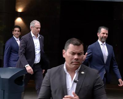 Why did Donald Trump Jr turn up in a tiny British enclave looking for money?