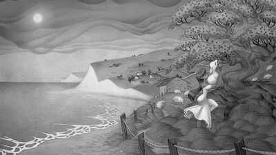 This artist creates beautiful medieval-inspired scenes using mechanical pencils and gel pens