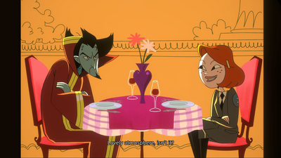 This retro-inspired point-and-click game looks like a Rick and Morty cartoon