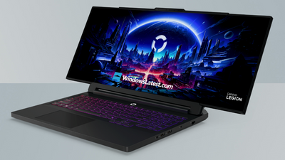 Now that's what you call a rollout! Lenovo's elite gaming laptop offers the ultimate screen expansion