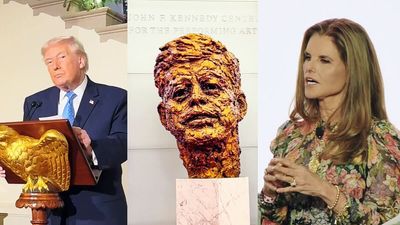 ‘It’s downright weird’: JFK’s niece Maria Shriver lashes out at Trump for slapping his name on the Kennedy Center