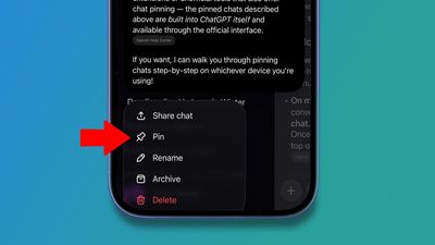 Pinned chats in ChatGPT are here – and so is a mildly annoying restriction