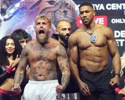 Anthony Joshua knocks out Jake Paul in sixth round of heavyweight fight – as it happened