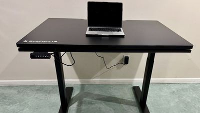 I tested the Blacklyte Atlas Lite and it's an ultra-cool standing desk for work and play