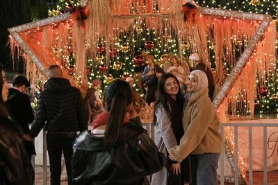 Christmas decorations – and tourists – return to Bethlehem in needed boost to economy