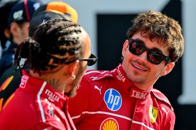 Leclerc "doesn't really have advice" for Hamilton after tough first Ferrari F1 season