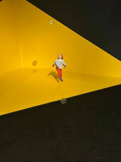 ‘Geometric lines, strong colours and shadows created a striking image’: Anne Rayner’s best phone picture