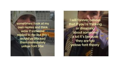 What is the yellow font trend, and why is is all over TikTok?