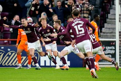 Hearts tighten grip on Premiership title race with victory over Rangers
