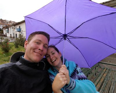 The moment I knew: ‘Sheltering under his lavender umbrella felt like pure stardust’