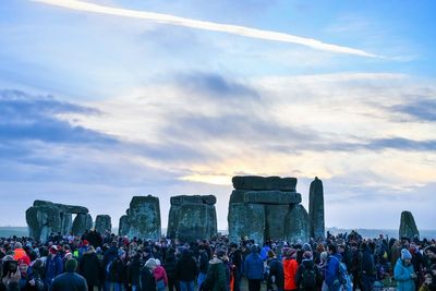 Winter solstice is here and it’s a spiritual experience for costumed revelers at Stonehenge