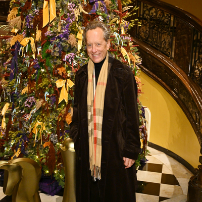 Richard E. Grant has just decorated his garden for Christmas, and it’s like nothing I’ve seen before – the XL hanging baubles are sensational