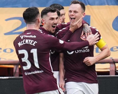 Hearts tighten grip on Premiership top spot as Shankland strikes to down Rangers