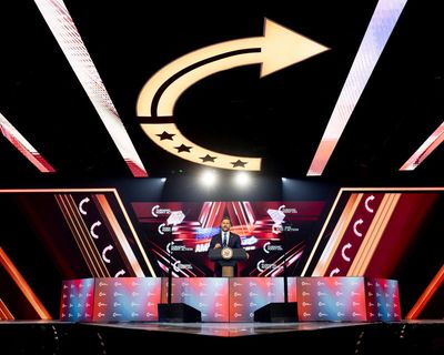 Gripes and infighting on display as Maga stars gather at Turning Point conference