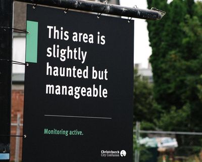 ‘Slightly haunted but manageable’: new signs cause confusion – and delight – in Christchurch