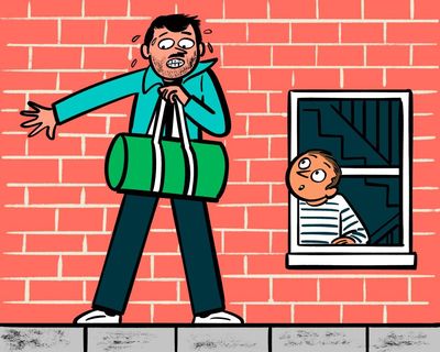 My big night out: I was hungover and locked in an apartment. The only escape? A high, narrow window ledge