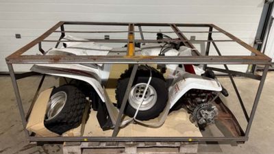 This New-In-Crate Vintage Yamaha YFZ350SW Quad Could Be Yours