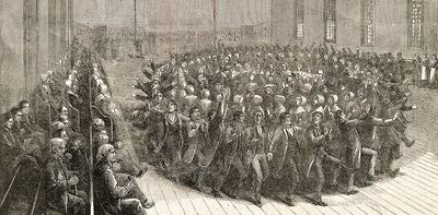 The celibate, dancing Shakers were once seen as a threat to society – 250 years later, they’re part of the sound of America