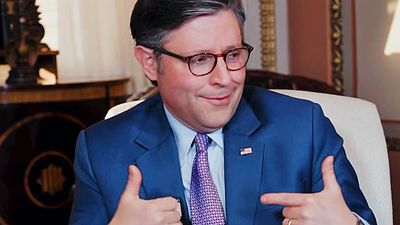 ‘Don’t threaten us with a good time’: Mike Johnson warns that the ‘radical left’ might impeach Trump, but nobody thinks that’s bad news