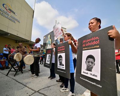 Ecuador court sentences 11 air force troops over disappearance of four boys