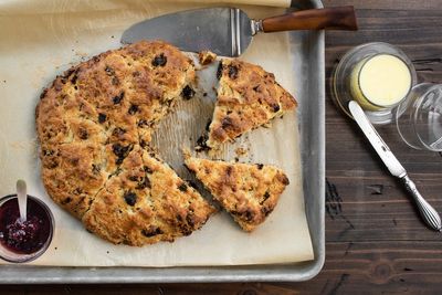 Dried cherry scones are a simple treat for the post-holiday breakfast table