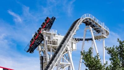 Some Riders Got Stuck At The Top Of A 130 Foot Rollercoaster Drop, And It Wasn't Just For A Few Minutes