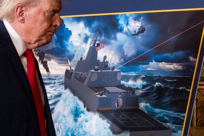 Trump announces plans for new Navy 'battleship' as part of a 'Golden Fleet'