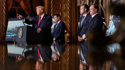 Trump announces new battleship, part of class named after himself